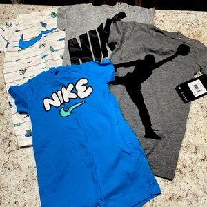 Nike boy rompers